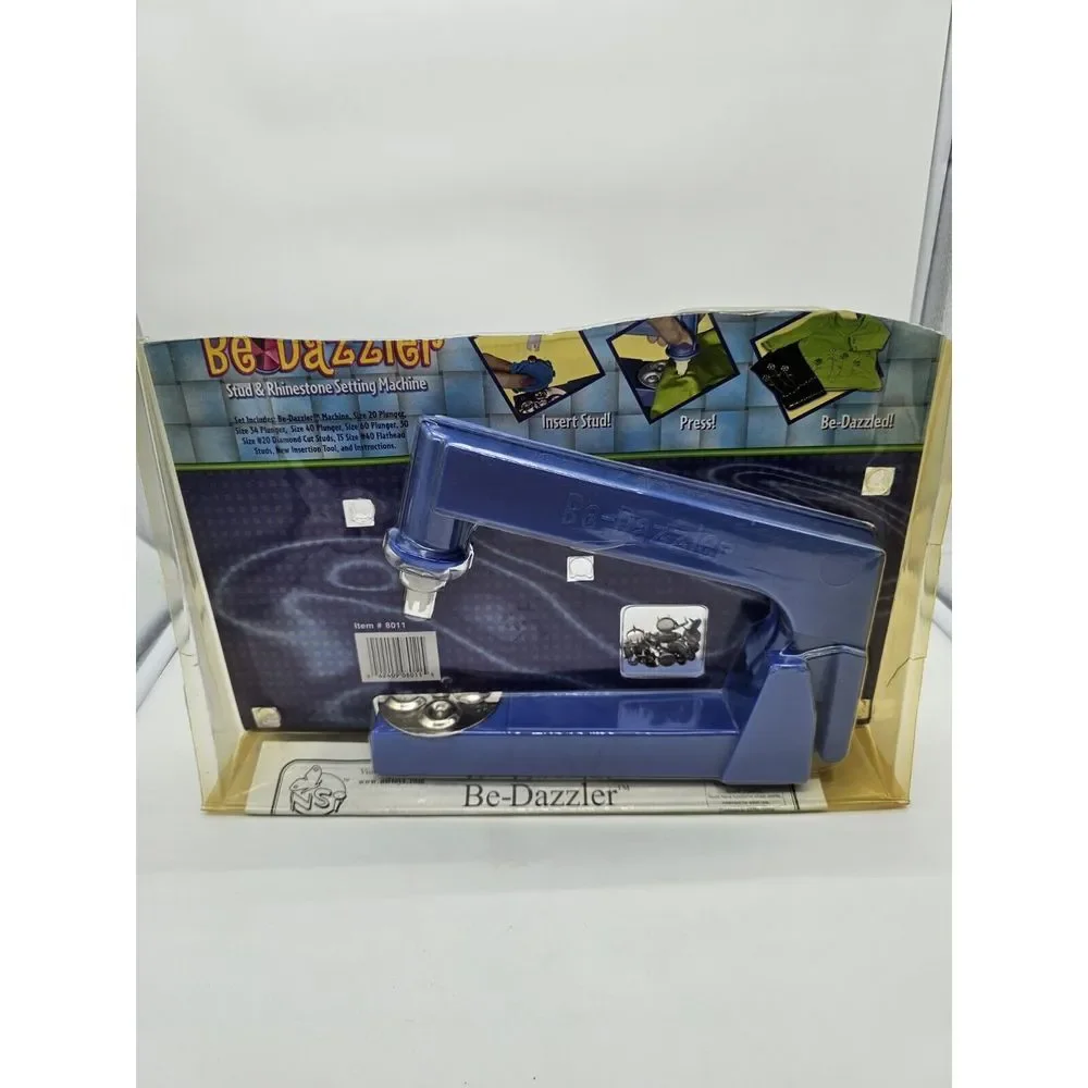 Vintage Original Be Dazzler Rhinestone‎ Studs Bedazzled Glitz Glam - Picture 3 of 3